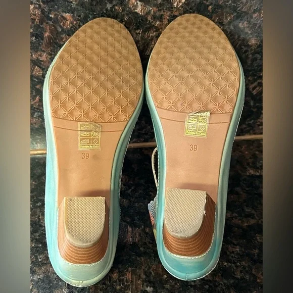 Spring Step L'Artiste Women's Avnia Ankle Strap Shoe teal Multi EU 39/ U… - Picture 5 of 11